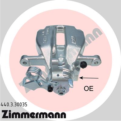 ZIMMERMANN Féknyereg 440.3.30035_ZIM