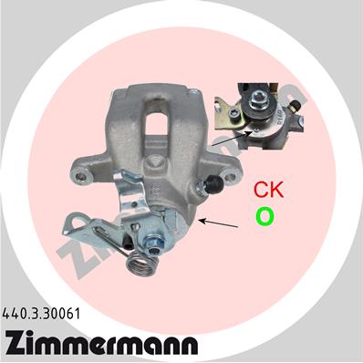 ZIMMERMANN Féknyereg 440.3.30061_ZIM