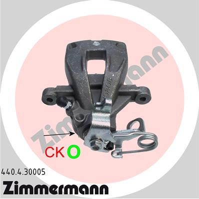 ZIMMERMANN Féknyereg 440.4.30005_ZIM