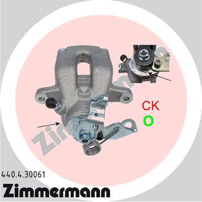 ZIMMERMANN Féknyereg 440.4.30061_ZIM