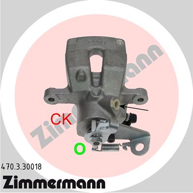 ZIMMERMANN Féknyereg 470.3.30018_ZIM