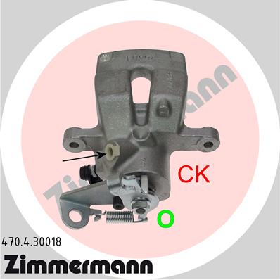 ZIMMERMANN Féknyereg 470.4.30018_ZIM