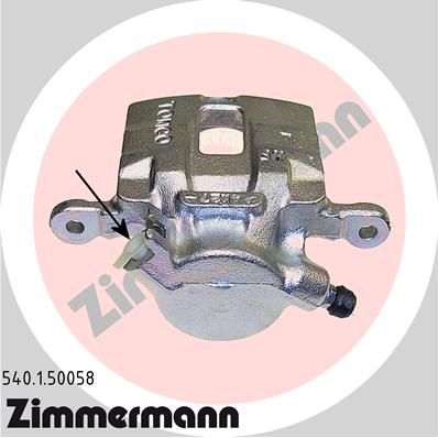 ZIMMERMANN Féknyereg 540.1.50058_ZIM