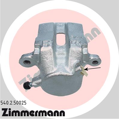 ZIMMERMANN Féknyereg 540.2.50025_ZIM