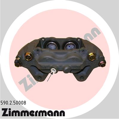 ZIMMERMANN Féknyereg 590.2.50008_ZIM