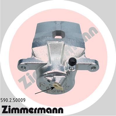 ZIMMERMANN Féknyereg 590.2.50009_ZIM