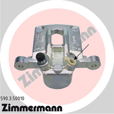 ZIMMERMANN Féknyereg 590.3.50010_ZIM