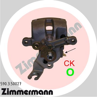 ZIMMERMANN Féknyereg 590.3.50027_ZIM