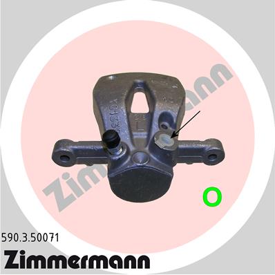 ZIMMERMANN Féknyereg 590.3.50071_ZIM