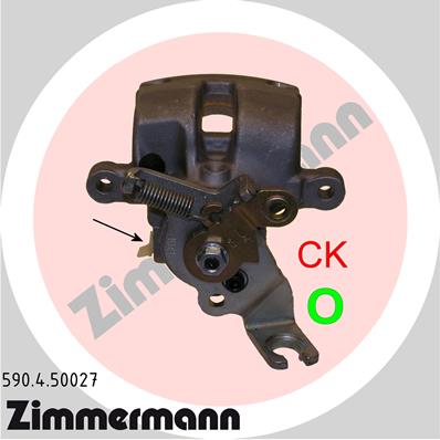 ZIMMERMANN Féknyereg 590.4.50027_ZIM