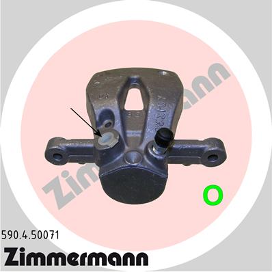 ZIMMERMANN Féknyereg 590.4.50071_ZIM