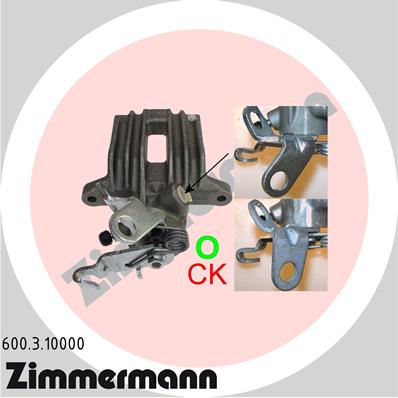 ZIMMERMANN Féknyereg 600.3.10000_ZIM