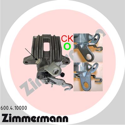 ZIMMERMANN Féknyereg 600.4.10000_ZIM