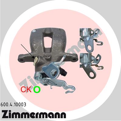 ZIMMERMANN Féknyereg 600.4.10003_ZIM