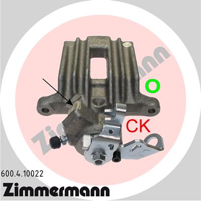 ZIMMERMANN Féknyereg 600.4.10022_ZIM