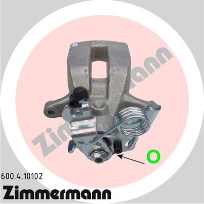 ZIMMERMANN Féknyereg 600.4.10102_ZIM