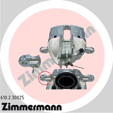 ZIMMERMANN Féknyereg 610.2.30025_ZIM