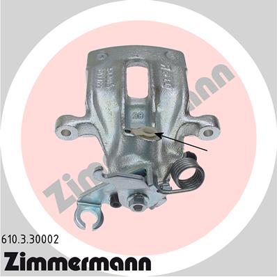 ZIMMERMANN Féknyereg 610.3.30002_ZIM