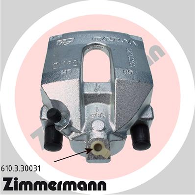 ZIMMERMANN Féknyereg 610.3.30031_ZIM