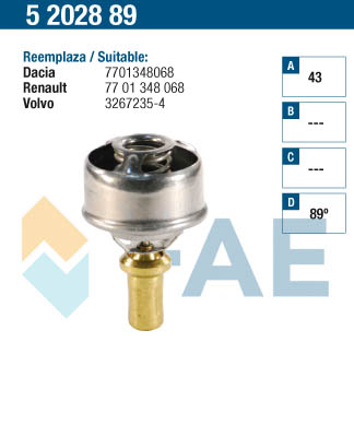 FAE Termosztát 5202889_FAE