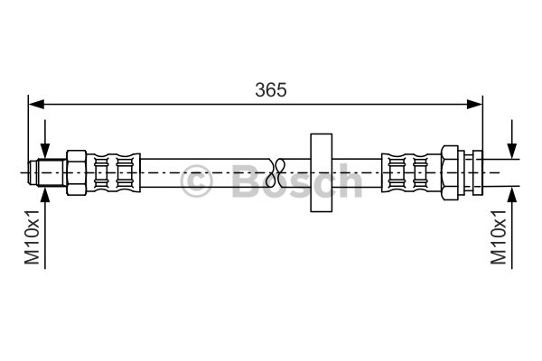 BOSCH Gumifékcső 1987476645_BOSCH