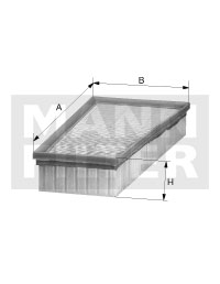 MANN-FILTER Pollenszűrő CU2645/1_MANN