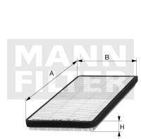 MANN-FILTER Pollenszűrő CU2431_MANN