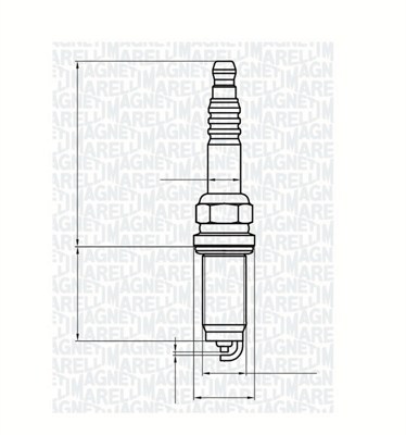 MAGNETI MARELLI Gyújtógyertya CT5LDMR9_MM