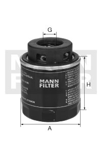 MANN-FILTER Olajszűrő W712/90_MANN