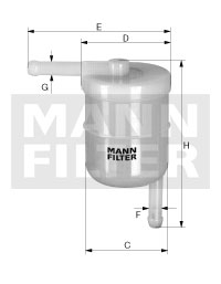 MANN-FILTER Üzemanyagszűrő WK42/11_MANN