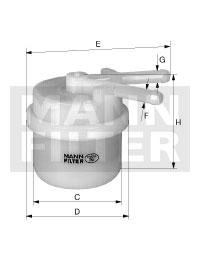 MANN-FILTER Üzemanyagszűrő WK44/6_MANN