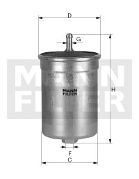 MANN-FILTER Üzemanyagszűrő WK68/82_MANN