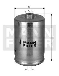 MANN-FILTER Üzemanyagszűrő WK725/1_MANN