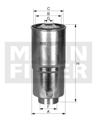 MANN-FILTER Üzemanyagszűrő WK730/2_MANN