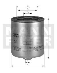 MANN-FILTER Üzemanyagszűrő WK918_MANN