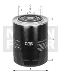 MANN-FILTER Olajszűrő WP940/4_MANN