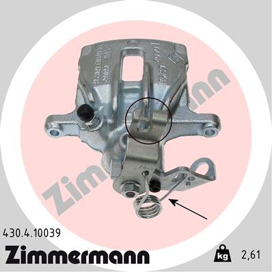 ZIMMERMANN Féknyereg 430.4.10039_ZIM