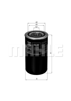 KNECHT Szűrő, automataváltó HC77_KNECHT