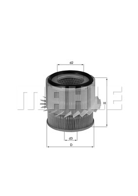 KNECHT Levegőszűrő LX683_KNECHT