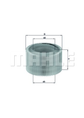 KNECHT Levegőszűrő LX718_KNECHT